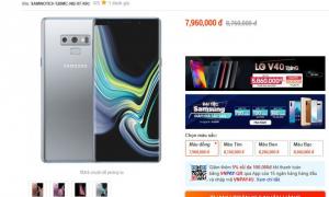 Galaxy Note9 cũ giá còn dưới 8 triệu tại Việt Nam